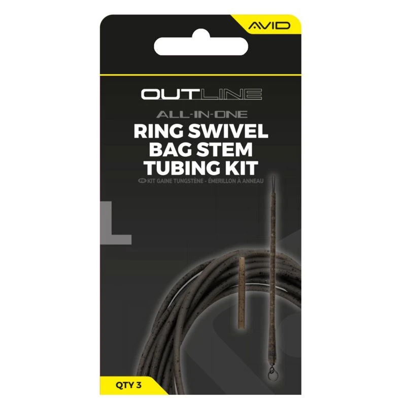 Avid Carp Outline Bag Stem Tungsten Ring Swivel Tubing Kit